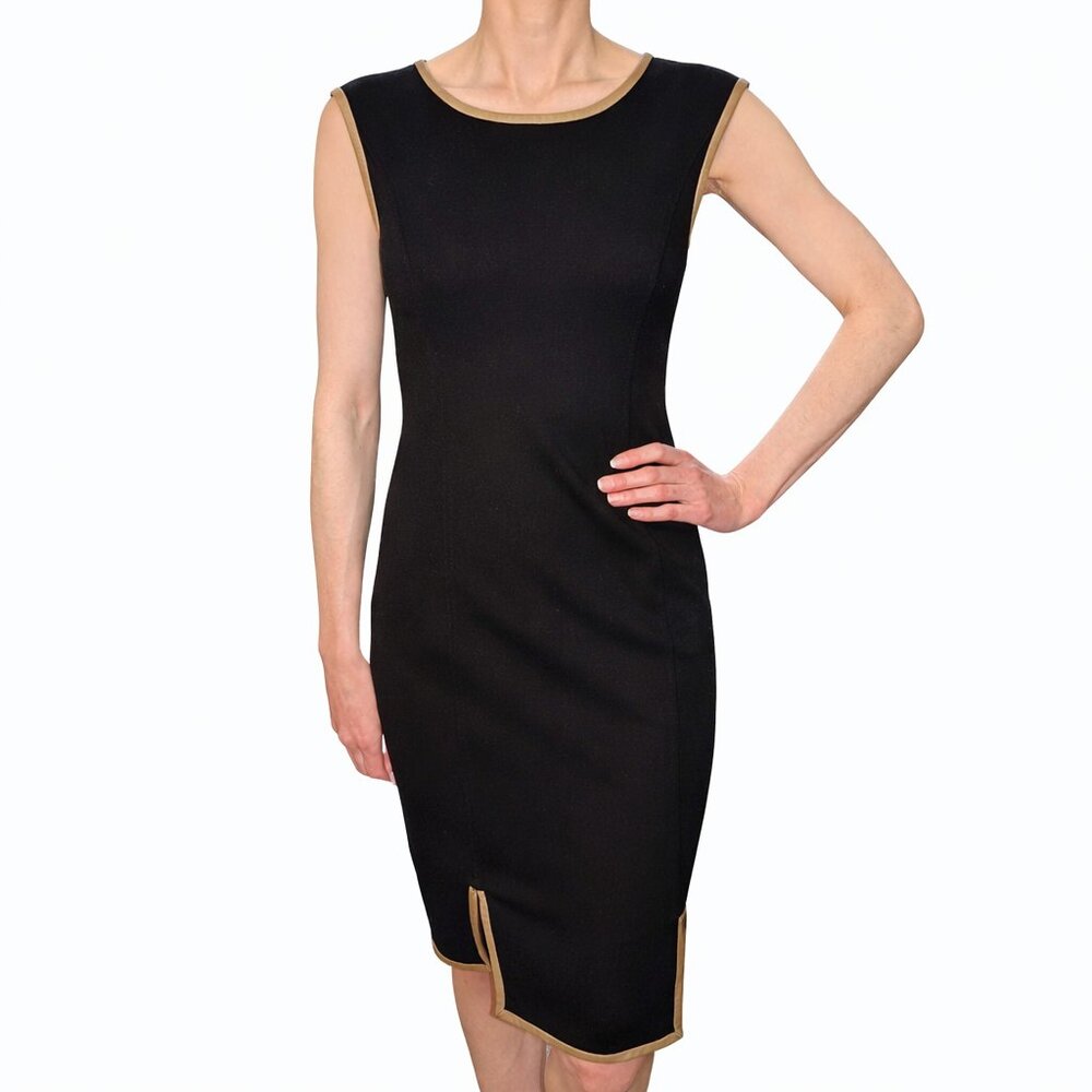 Club Monaco Fitted Sleeveless Sheath Dress